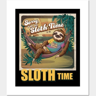 On a Sloth Time Posters and Art